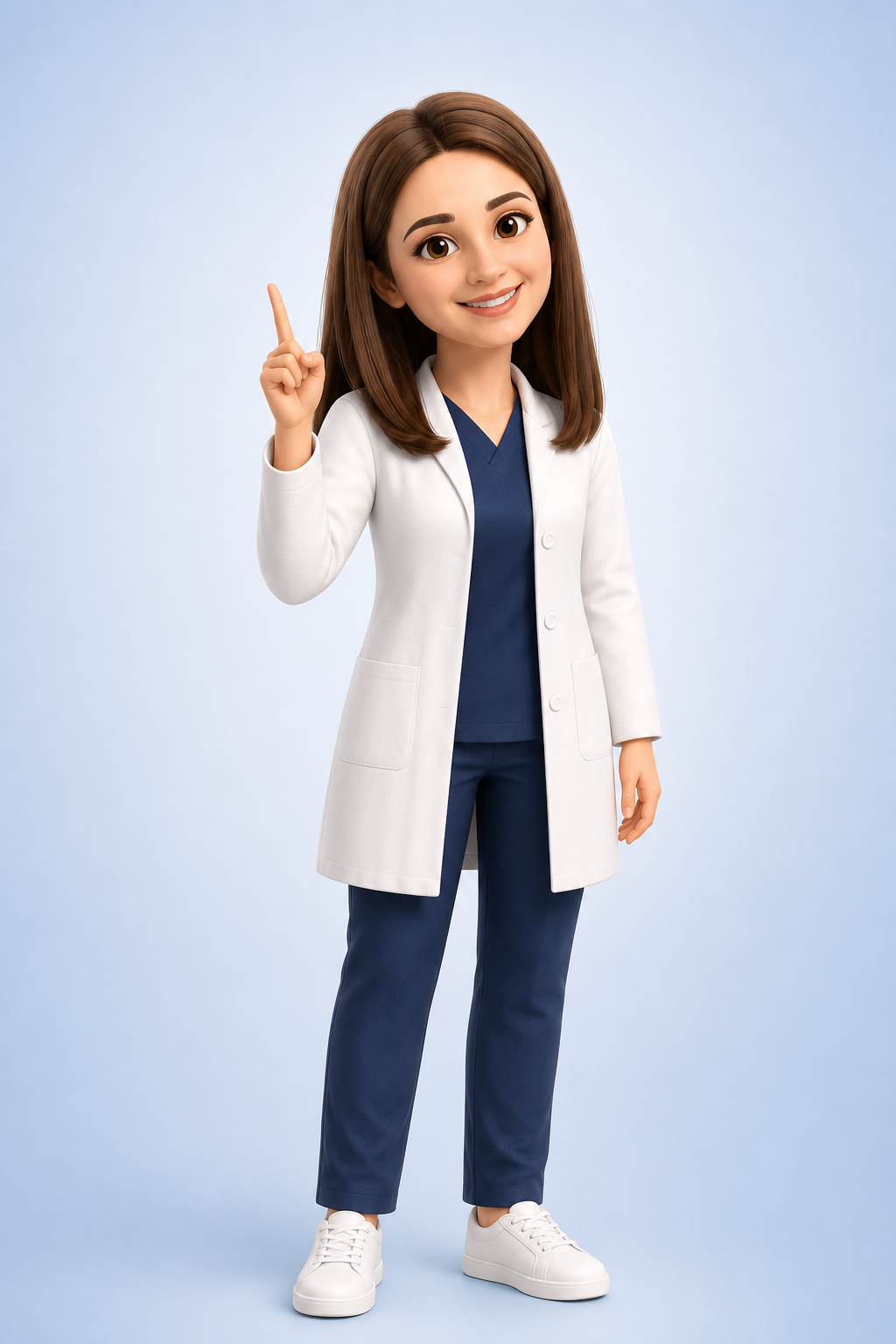 Gönül Hoca — Gönül Diş 3D karakter