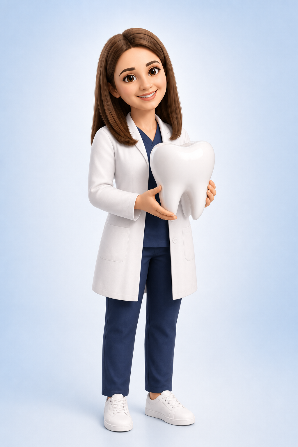 Gönül Hoca — Gönül Diş 3D karakter
